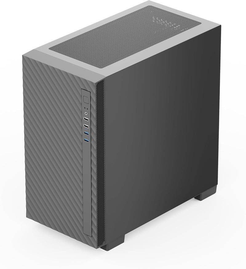 Rosewill FBM-X5 Micro ATX Mini Tower Desktop Gaming & Office PC Computer Case with Pre-Installed 400W Power Supply, 240mm / 280mm AIO Support, 2X USB 2.0, 2 USB 3.0, 1x 120mm PWM Fan - Image 5